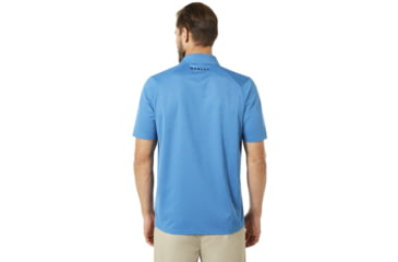 Image of Oakley Polo Shirt Short Sleeve Perforated - Mens, Blackout, Large 434224-02E-L