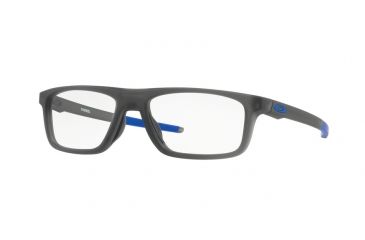 Image of Oakley POMMEL OX8127 Eyeglass Frames 812702-53 - Satin Grey Smoke Frame, Clear Lenses