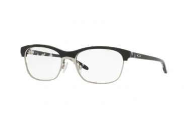 Image of Oakley PONDER OX1134 Single Vision Prescription Eyeglasses 113403-52 - Black Frame
