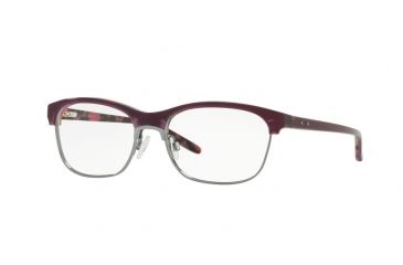 Image of Oakley PONDER OX1134 Single Vision Prescription Eyeglasses 113405-52 - Blackberry Frame