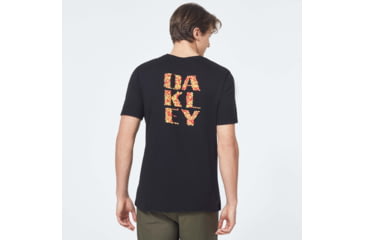 Image of Oakley Pop Ellipse Short Sleeve Tee - Mens, Blackout, Small, FOA400056-02E-S