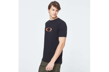 Image of Oakley Pop Ellipse Short Sleeve Tee - Mens, Blackout, Small, FOA400056-02E-S