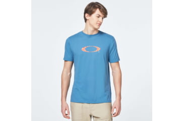 Image of Oakley Pop Ellipse Short Sleeve Tee - Mens, Interstellar Blue, Large, FOA400056-6TR-L