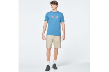Image of Oakley Pop Ellipse Short Sleeve Tee - Mens, Interstellar Blue, Large, FOA400056-6TR-L