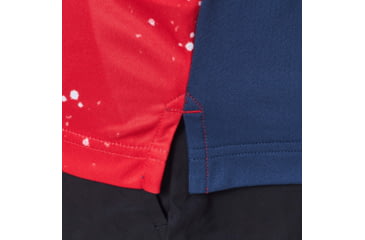 Image of Oakley Pop Spray Short Sleeve Polo - Mens, High Risk Red, Small, FOA400128-43A-S