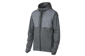 Image of Oakley Progression Fleece, Jet Black Heather, Medium 472117-01S-MD