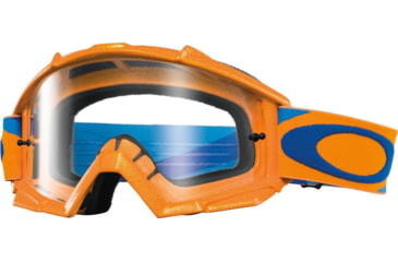 Image of Oakley Proven MX Goggle, Orange/Clear, OO7027-26