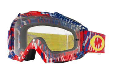 Image of Oakley Proven MX Goggle, Red/Clear, OO7027-25