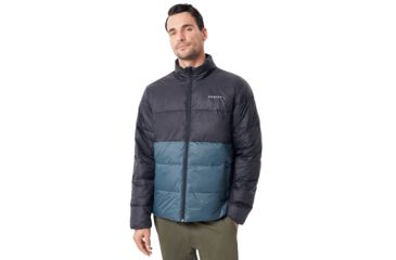 Image of Oakley Puffer Block Color Utility Jacket - Mens, Blackout, Medium, 412564-02E-M