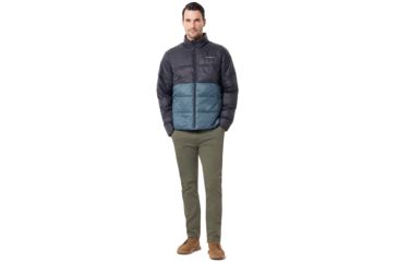 Image of Oakley Puffer Block Color Utility Jacket - Mens, Blackout, Medium, 412564-02E-M