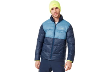 Image of Oakley Puffer Jacket - Mens, Foggy Blue, Medium, 412801-6FB-M