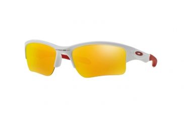 Image of Oakley QUARTER JACKET OO9200 Progressive Prescription Sunglasses OO9200-920003-61 - Lens Diameter 61 mm, Frame Color Polished White
