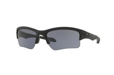 Image of Oakley Quarter Jacket OO9200 Progressive Prescription Sunglasses OO9200-920006-61 - Lens Diameter 61 mm, Frame Color Matte Black