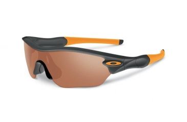 Image of Oakley Radar Edge Sunglasses, Polished Carbon Frame, VR28 Black Iridium Lens OO9184-16