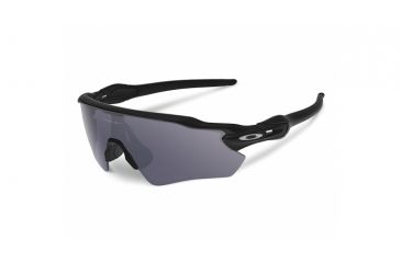 Image of Oakley Radar EV Path Single Vision Prescription Sunglasses, Matte Black Frame, OO9208-12SV