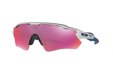 Image of Oakley RADAR EV PATH OO9208 Progressive Prescription Sunglasses OO9208-920834-38 - Lens Diameter 38 mm, Frame Color Silver