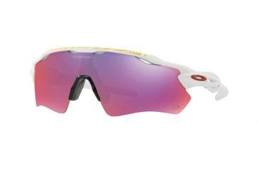 Image of Oakley RADAR EV PATH OO9208 Progressive Prescription Sunglasses OO9208-920850-38 - Lens Diameter 38 mm, Frame Color Matte White