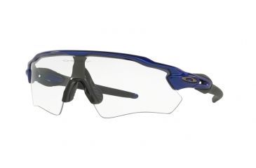 Image of Oakley RADAR EV PATH OO9208 Progressive Prescription Sunglasses OO9208-920862-38 - Lens Diameter 38 mm, Frame Color Metallic Blue