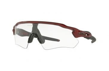 Image of Oakley RADAR EV PATH OO9208 Progressive Prescription Sunglasses OO9208-920863-38 - Lens Diameter 38 mm, Frame Color Metallic Red