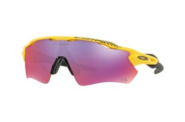 Image of Oakley RADAR EV PATH OO9208 Progressive Prescription Sunglasses OO9208-920869-38 - Lens Diameter 38 mm, Frame Color Yellow