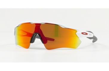 Image of Oakley RADAR EV PATH OO9208 Progressive Prescription Sunglasses OO9208-920872-38 - Lens Diameter 38 mm, Frame Color Polished White