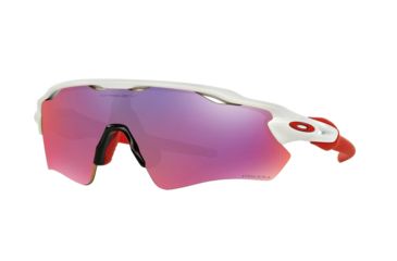 Image of Oakley RADAR EV PATH OO9208 Progressive Prescription Sunglasses OO9208-920805-38 - Lens Diameter 38 mm, Frame Color Polished White
