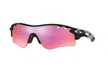 Image of Oakley SI Radarlock Path Progressive Prescription Sunglasses OO9181-918141-38 - Lens Diameter 38 mm, Frame Color Polished Black