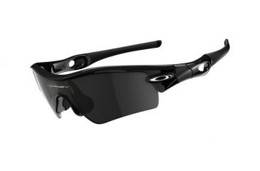 Image of Oakley Radar Path Polished Black Frame w/ Grey Lenses Sunglasses 09-670