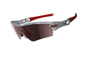 Image of Oakley Radar Path Polished White/Text Frame w/ G40 Photochromic Lenses Sunglasses 09-729