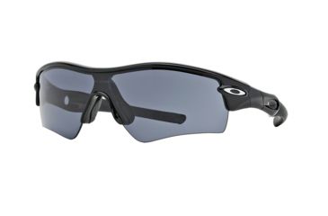 Image of Oakley RADAR PATH OO9051 Progressive Prescription Sunglasses OO9051-09-670-33 - Lens Diameter 133 mm, Lens Diameter 33 mm, Frame Color Jet Black