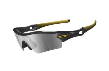 Image of Oakley Radar Path Sunglasses, Livestrong Ed, Polish Black Frame, Black Irid Lens 12-763