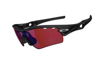 Image of Oakley Radar Path Mens Sunglasses Polished Black Frame, G30 Iridium Polarized Lens 09-760
