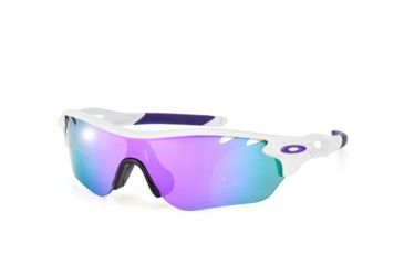 Image of Oakley RADARLOCK EDGE OO9183 Progressive Prescription Sunglasses OO9183-918306-38 - Lens Diameter 38 mm, Frame Color Polished White