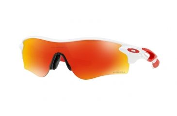 Image of Oakley RADARLOCK PATH A OO9206 Single Vision Prescription Sunglasses OO9206-920646-38 - Lens Diameter 38 mm, Frame Color Polished White