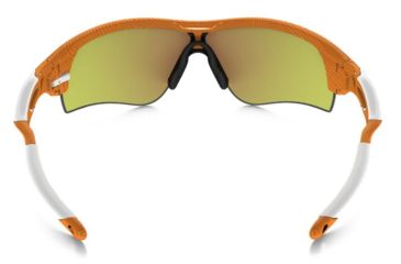 Image of Oakley Radarlock Path Sunglasses Atomic Orange Frame, Fire Iridium &amp; Black Iridium Lens-OO9181-45