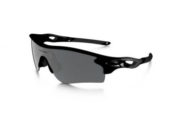 Image of Oakley Radarlock Path Mens Sunglasses Polished Black Frame, Black Iridum and VR28 Lens OO9181-19
