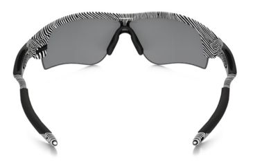 Image of Oakley Radarlock Path Sunglasses Polished White Frame, Black Iridium Polarized &amp; Clear Lens-OO9181-44