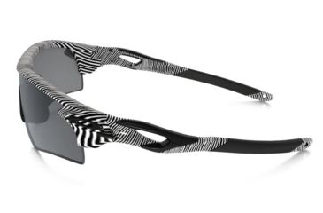 Image of Oakley Radarlock Path Sunglasses Polished White Frame, Black Iridium Polarized &amp; Clear Lens-OO9181-44