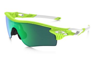 Image of Oakley Radarlock Path Sunglasses Retina Burn Frame, Jade Iridium &amp; Black Iridium Lens-OO9181-47