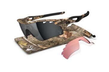 Image of Oakley Radarlock Path Single Vision Prescription Sunglasses, Woodland Camo Frame, OO9181-26SV