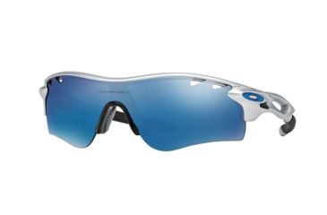Image of Oakley SI Radarlock Path Progressive Prescription Sunglasses OO9181-918121-38 - Lens Diameter 38 mm, Frame Color Silver