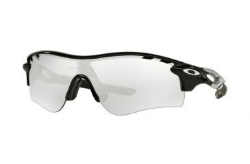 Image of Oakley Radarlock Path Sunglasses 918136-38 - Polished Black Frame, Clear Blk Ird Photo Activated Lenses