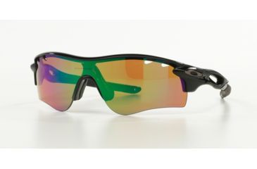Image of Oakley Radarlock Path Sunglasses 918153-38 - Polished Black Frame, Prizm Deep Water Polarized Lenses