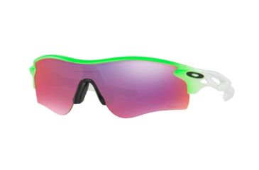 Image of Oakley SI Radarlock Path Progressive Prescription Sunglasses OO9181-918157-38 - Lens Diameter 38 mm, Frame Color Green Fade