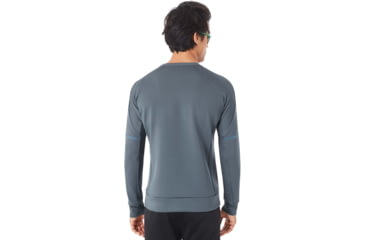 Image of Oakley Radskin Shell Water Repellent Crew Shirt - Mens, Dark Slate, 2XL, 461631JP-94A-XXL
