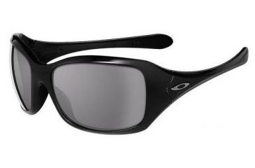 Image of Oakley Ravishing Jet Black Frame w/ Grey Lenses Sunglasses 03-404