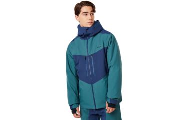 Image of Oakley Razorback Insulated 2L 15K Jacket - Mens, Poseidon, Medium, 412779-6A1-M