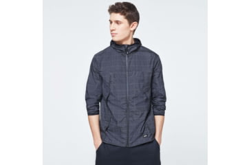 Image of Oakley Reflective Tech Jacket - Mens, Blackout, Extra Large, FOA400002-02E-XL