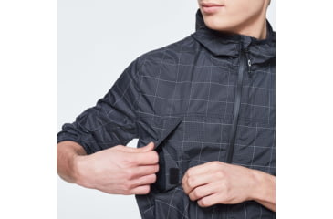 Image of Oakley Reflective Tech Jacket - Mens, Blackout, Extra Large, FOA400002-02E-XL
