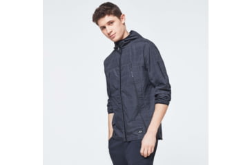 Image of Oakley Reflective Tech Jacket - Mens, Blackout, Extra Large, FOA400002-02E-XL